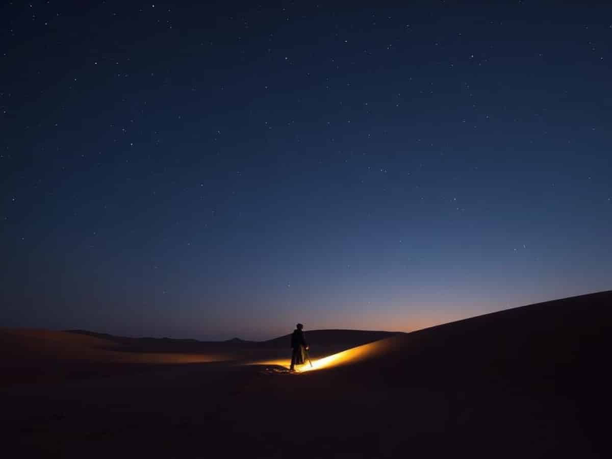 Ma nuit dans le désert