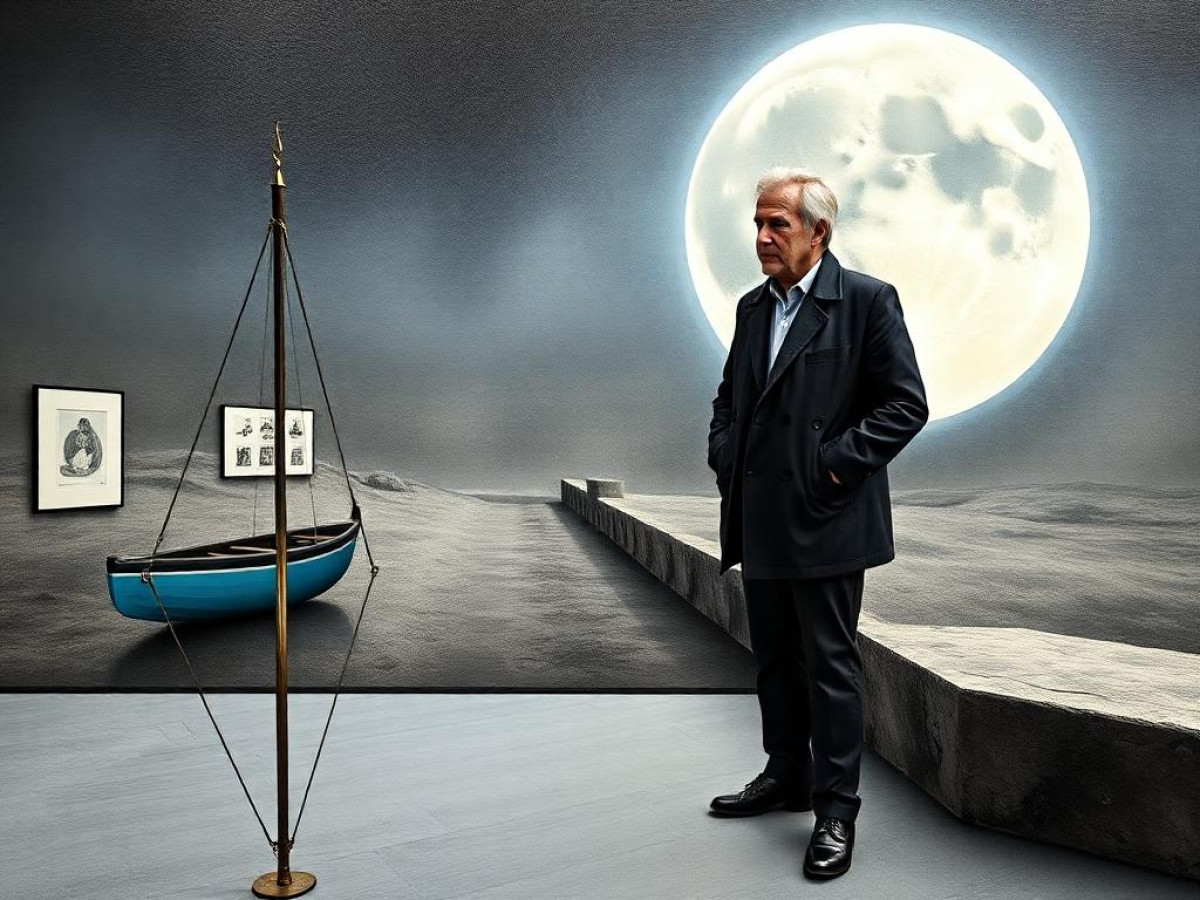 François LEPAGE en clôture de l’expo « La Lune est blanche », samedi 19 avril