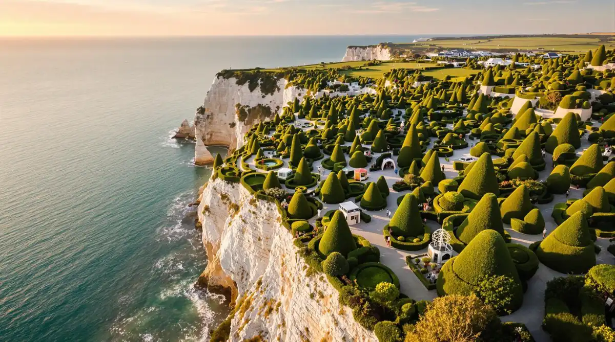 Normandie un jardin peu connu propose une visite d’art contemporaine