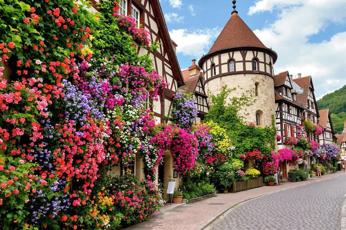 Panorama unique au monde, ce village français forme trois anneaux presque parfaits
