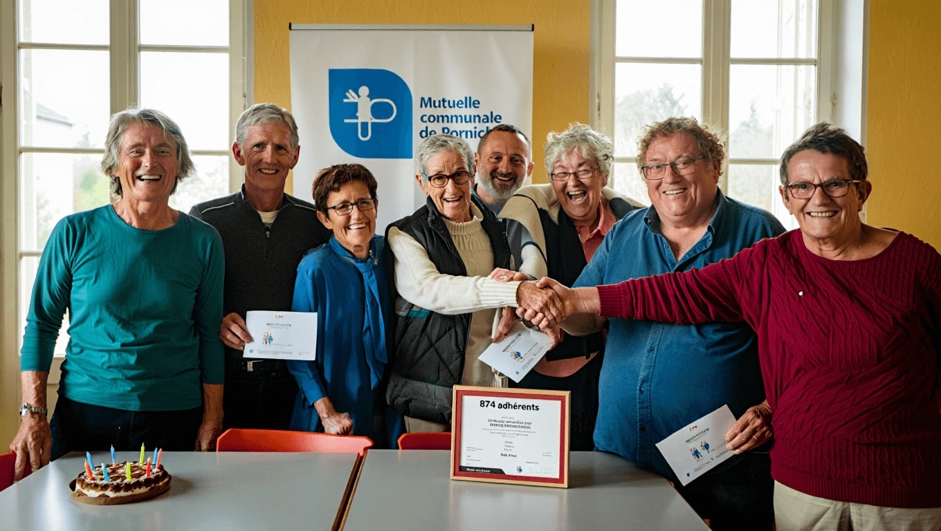 Solidarité				
				
				
				
					Le chiffre du jour : 874				
				
				
				
					C’est le nombre d’adhérents à la mutuelle communale de Pornichet lancée en 2017, proposée par la MCRN à des tarifs négociés par la Ville et le CCAS.				
				
				
				
					Publié le 19 janvier 2026