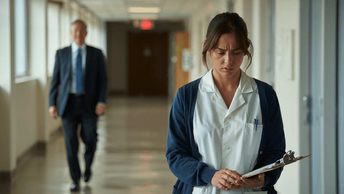 Une infirmière radiée après des comportements inappropriés sur son lieu de travail,  dont des rapports intimes